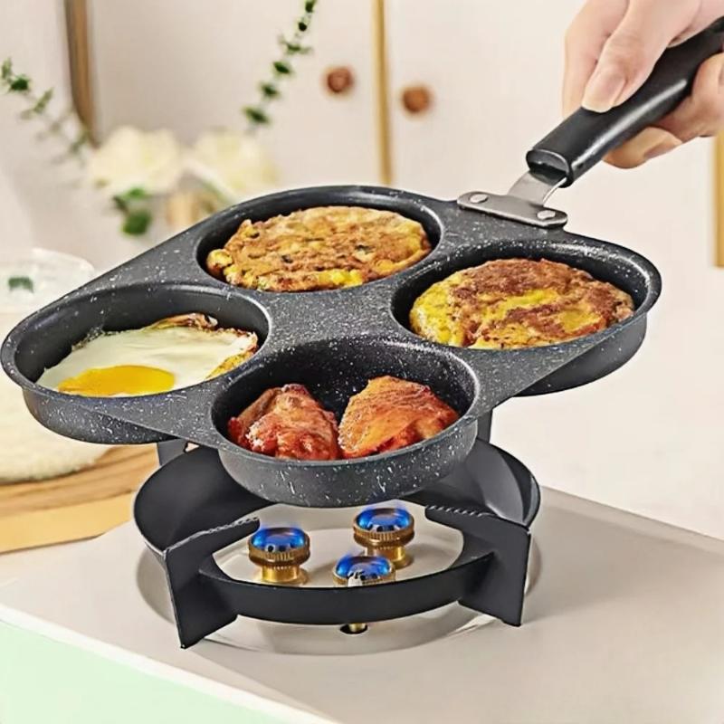 Mini Pancake Griddle - Nieprzywierająca patelnia wielootworowa do jajek, burgerów