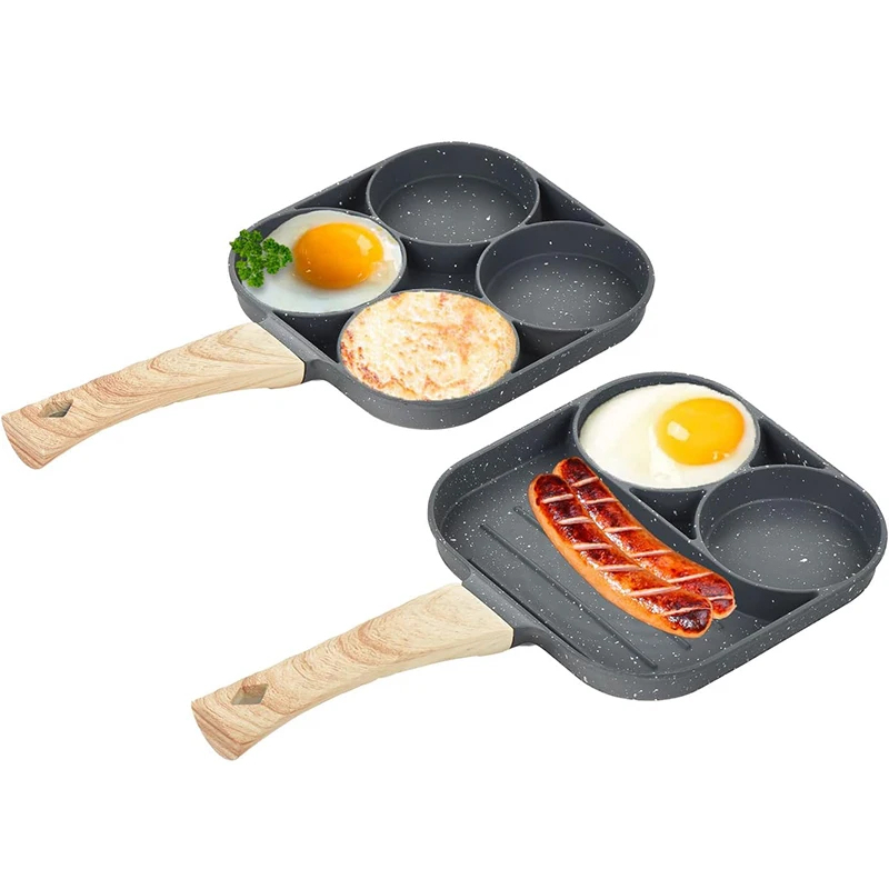 Mini Pancake Griddle - Patelnia do naleśników i jajek, 4-komorowa