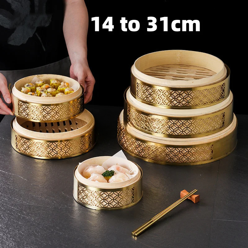Bao Steamer Bamboo - Chińskie bambusowe parowary do dim sum
