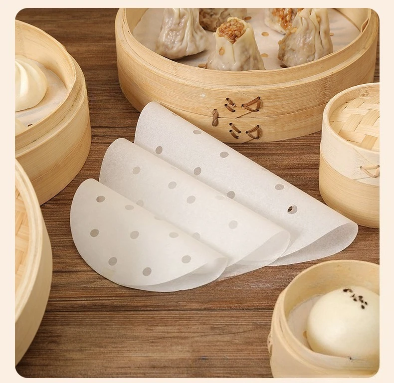 Bao Steamer Bamboo - 100 szt. Papier do gotowania na