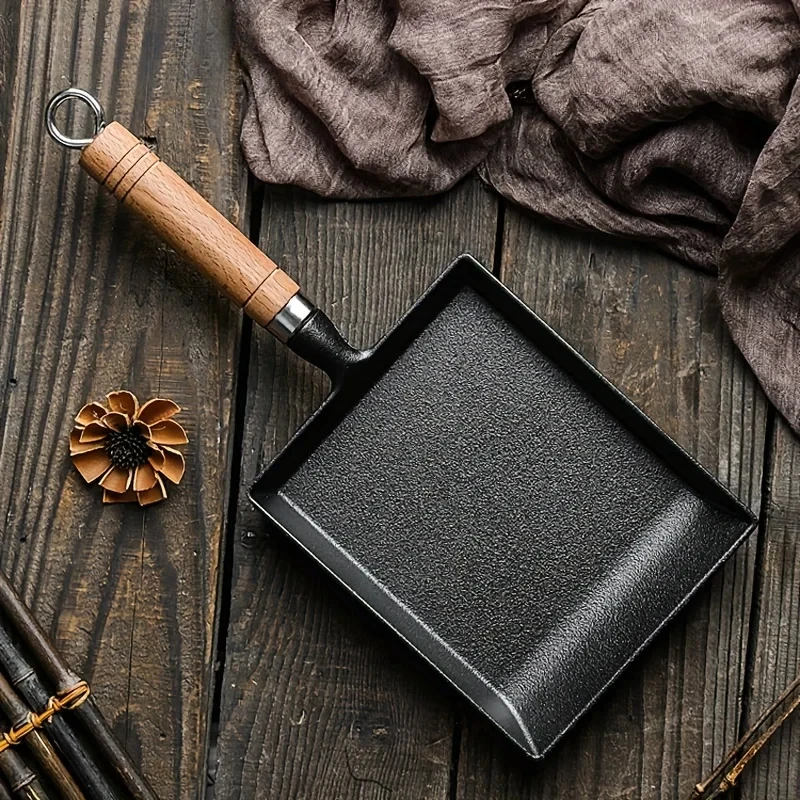 1Pc Japońska żeliwna patelnia  – Mini Pancake Griddle recenzja i cena