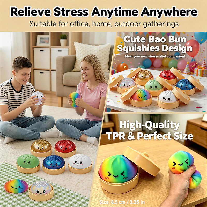 Zabawka antystresowa Bao Bun S – Bao Steamer Bamboo recenzja i cena